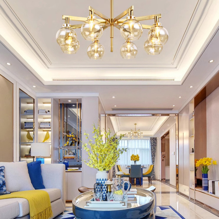 Люстра Carmella Globe PENDANT 10 ImperiumLoft