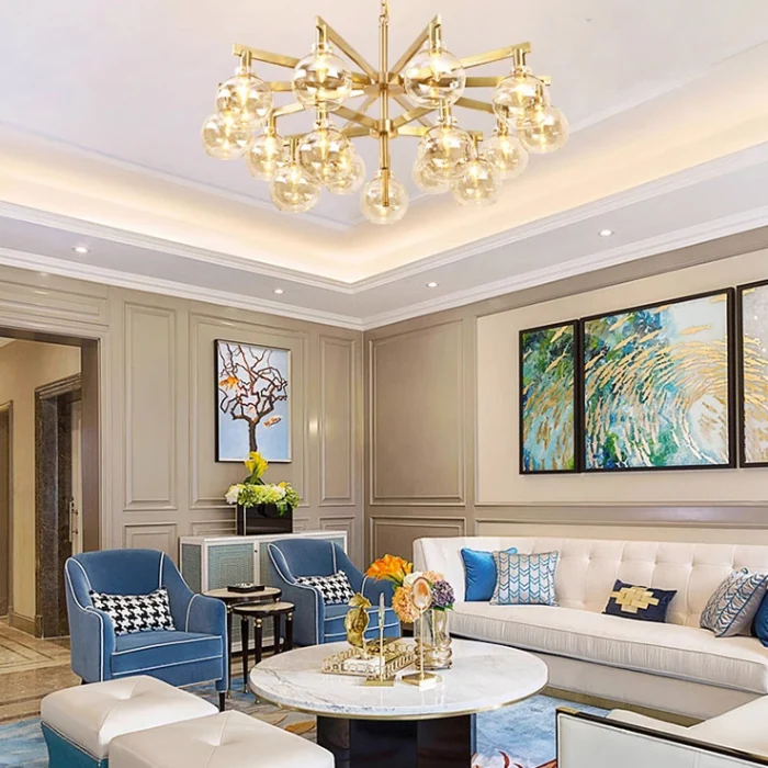 Люстра Carmella Globe PENDANT 10 ImperiumLoft