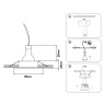 Светильник встраиваемый Ambrella light TN102721