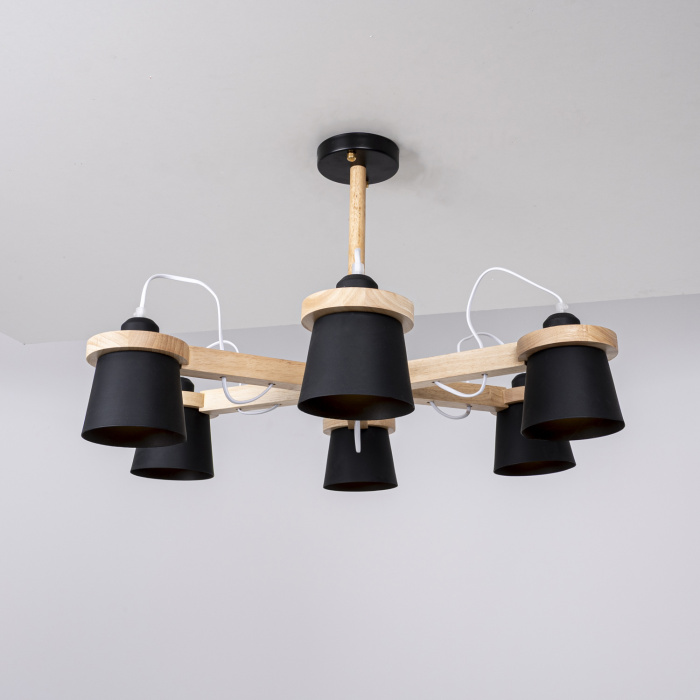 Люстра потолочная NATURA B6 Black ImperiumLoft