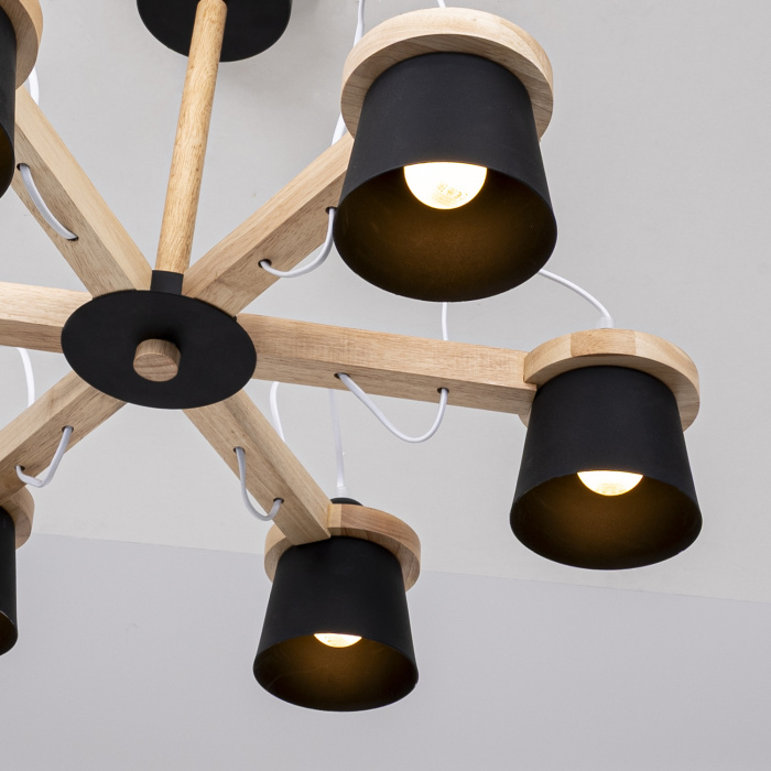 Люстра потолочная NATURA B6 Black ImperiumLoft