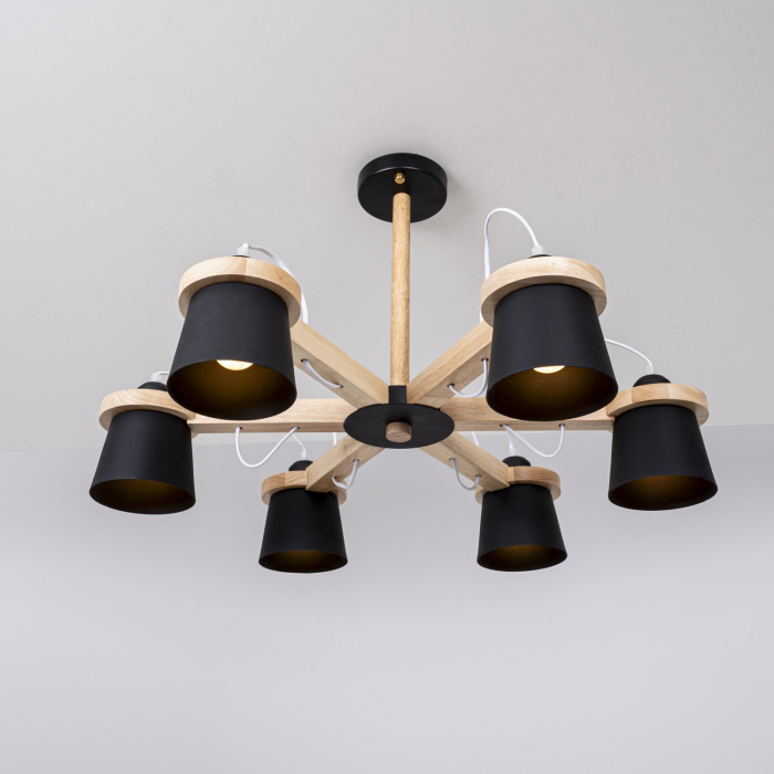 Люстра потолочная NATURA B6 Black ImperiumLoft