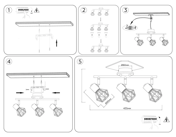Настенно-потолочный спот TRADITIONAL AMBRELLA LIGHT TR8753
