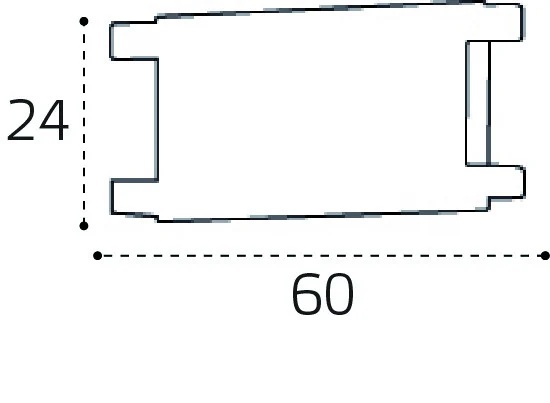 Соединитель линейный ITALLINE IT09-9028 black