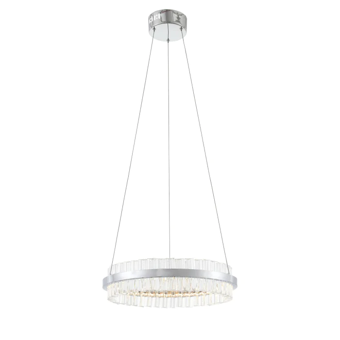 Светильник подвесной ST-Luce SL383.103.01 Хром/Хром, Прозрачный LED 1*34W