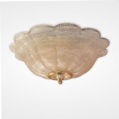 Потолочный светильник Cloyd OBELIA FM9 / Ø50 см - золото - стекло satin (арт.11281)