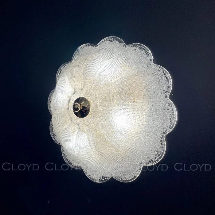 Потолочный светильник Cloyd OBELIA FM9 / Ø50 см - золото - стекло satin (арт.11281)