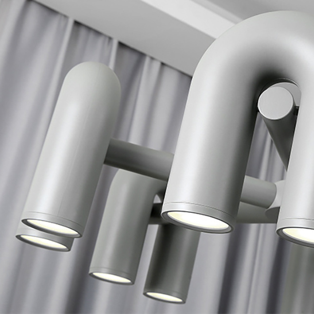 Подвесная люстра FANNY 12 Grey ImperiumLoft