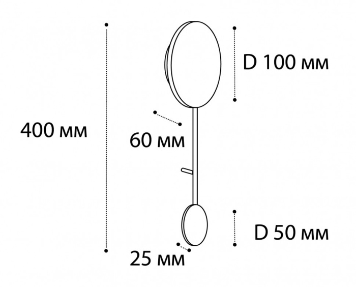 Светильник настенный ITALLINE IT03-1434 black