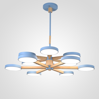 Подвесная люстра TURNA DBL L12 Blue ImperiumLoft