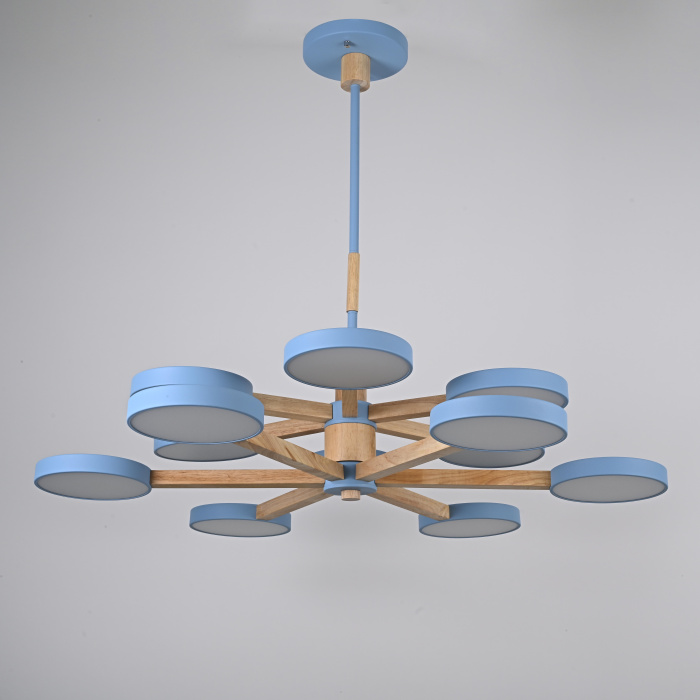 Подвесная люстра TURNA DBL L12 Blue ImperiumLoft