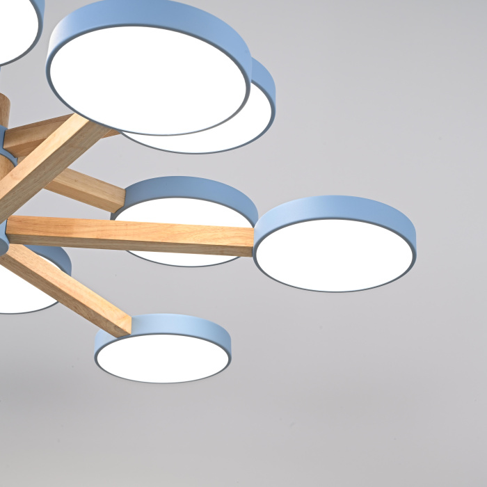 Подвесная люстра TURNA DBL L12 Blue ImperiumLoft