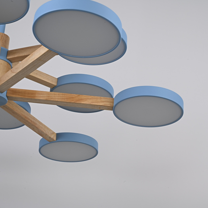 Подвесная люстра TURNA DBL L12 Blue ImperiumLoft