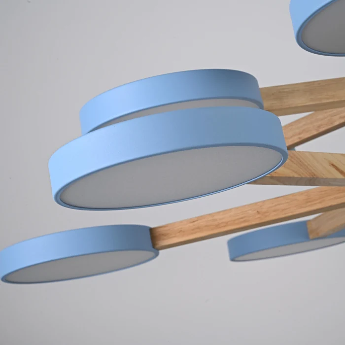 Подвесная люстра TURNA DBL L12 Blue ImperiumLoft