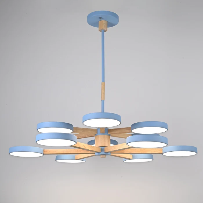 Подвесная люстра TURNA DBL L12 Blue ImperiumLoft