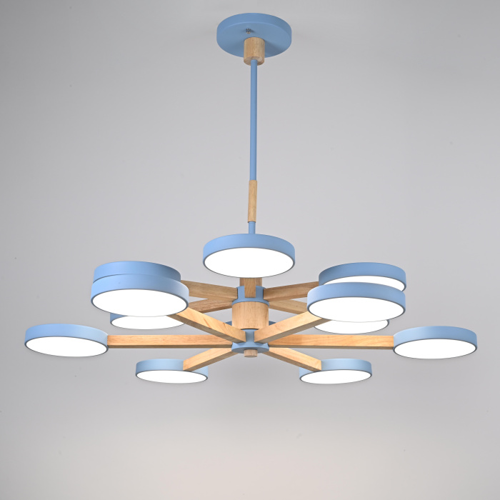 Подвесная люстра TURNA DBL L12 Blue ImperiumLoft