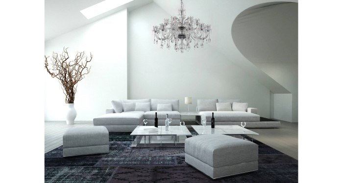 Люстра подвесная Lucia Tucci Ashanti 1250.18 clear