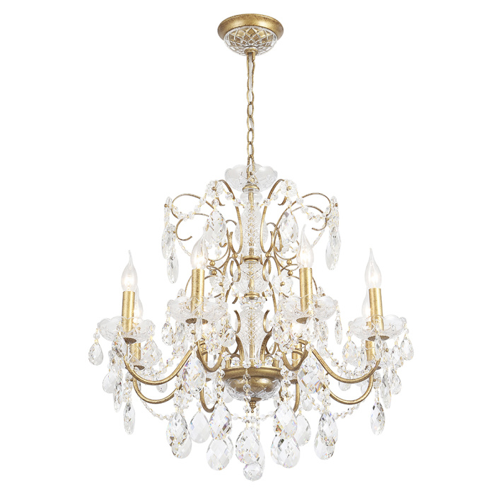 Люстра Crystal Lux ODELIS SP8 GOLD
