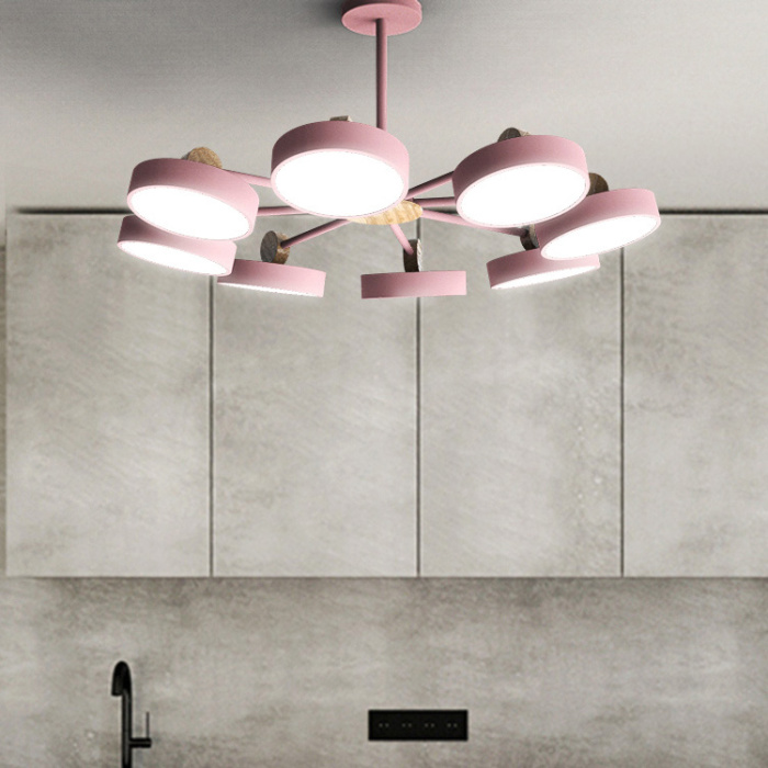 Потолочная люстра MOVE 6 Pink ImperiumLoft