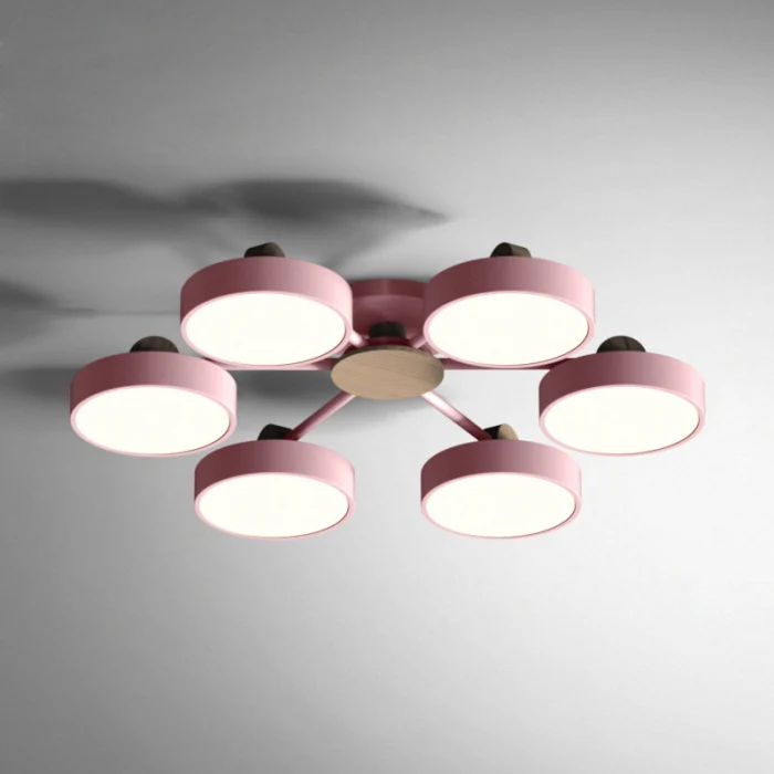 Потолочная люстра MOVE 6 Pink ImperiumLoft