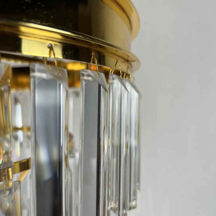 Торшер RH 1920S Odeon Clear Glass Floor Lamp GOLD ImperiumLoft