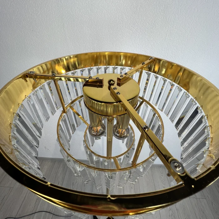 Торшер RH 1920S Odeon Clear Glass Floor Lamp GOLD ImperiumLoft