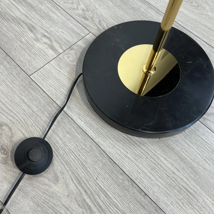 Торшер RH 1920S Odeon Clear Glass Floor Lamp GOLD ImperiumLoft