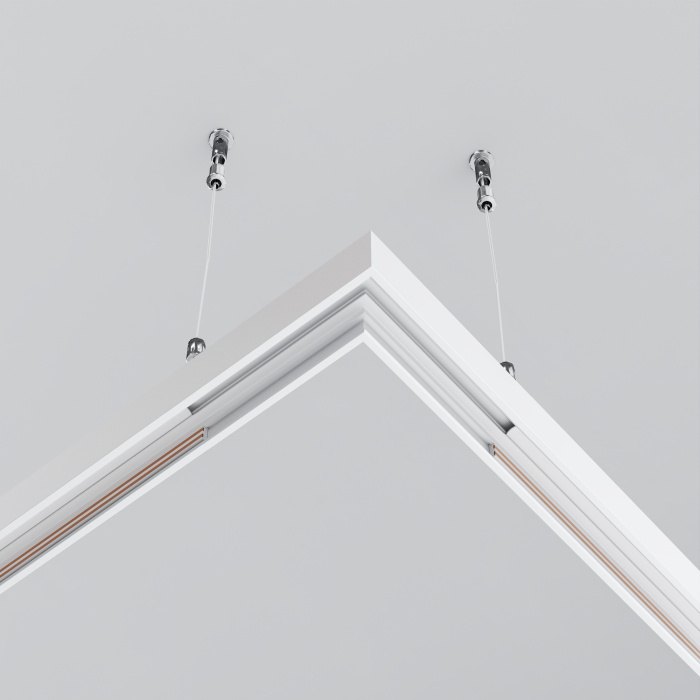 Коннектор угловой Exility накладной низкопрофильный Maytoni TRAM034CL-41W