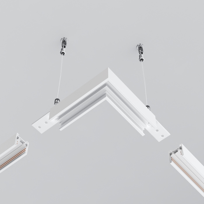 Коннектор угловой Exility накладной низкопрофильный Maytoni TRAM034CL-41W