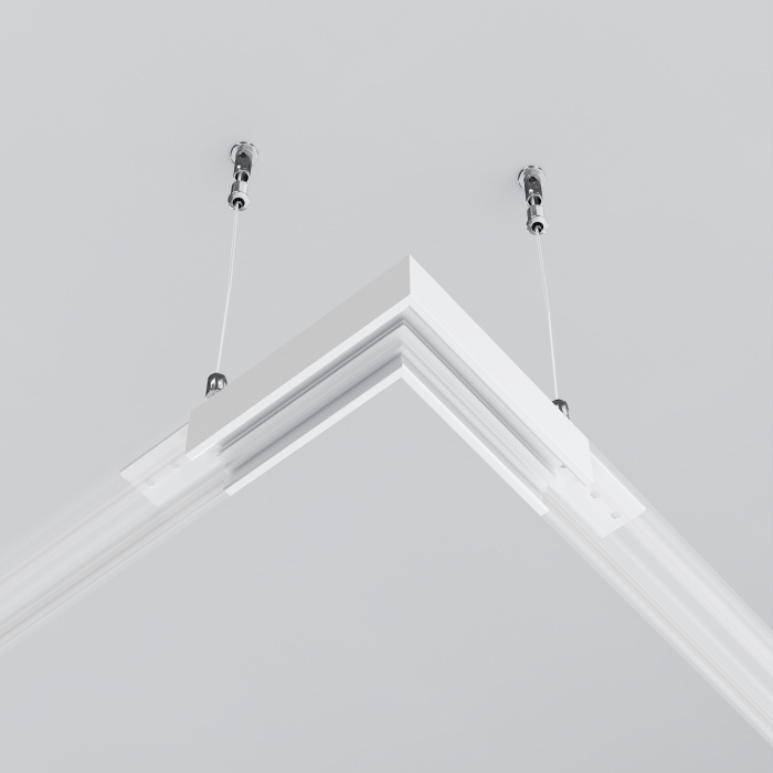 Коннектор угловой Exility накладной низкопрофильный Maytoni TRAM034CL-41W