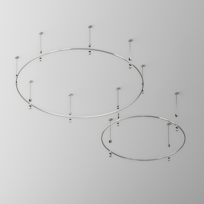 Шинопровод круглый из полукругов Maytoni Busbar trunkings Flarity TRX154-2SR-D1800-PT