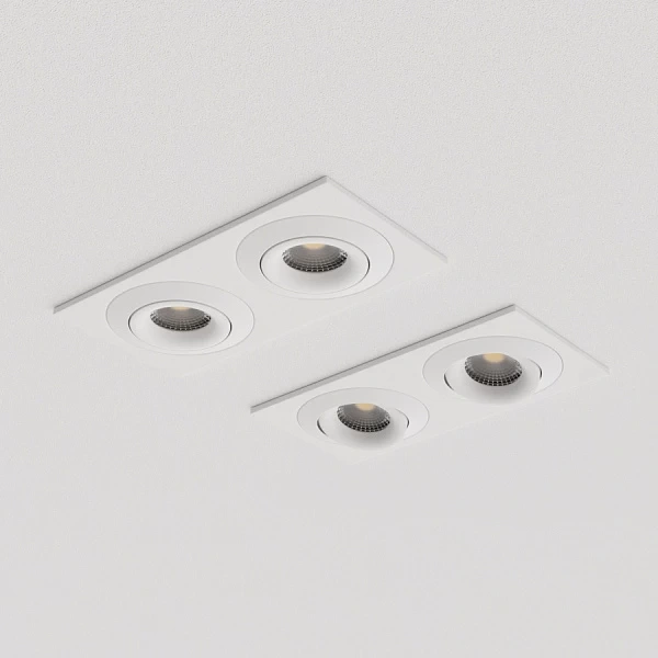 Встраиваемый поворотный светильник Ledron AO1501005 SQ2 White