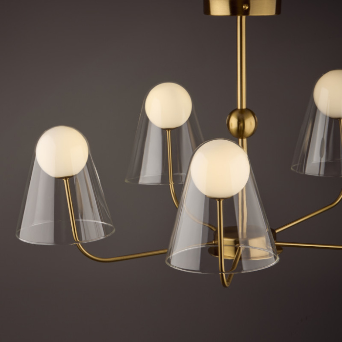 Люстра на штанге Freya Doublety FR5382PL-05BS