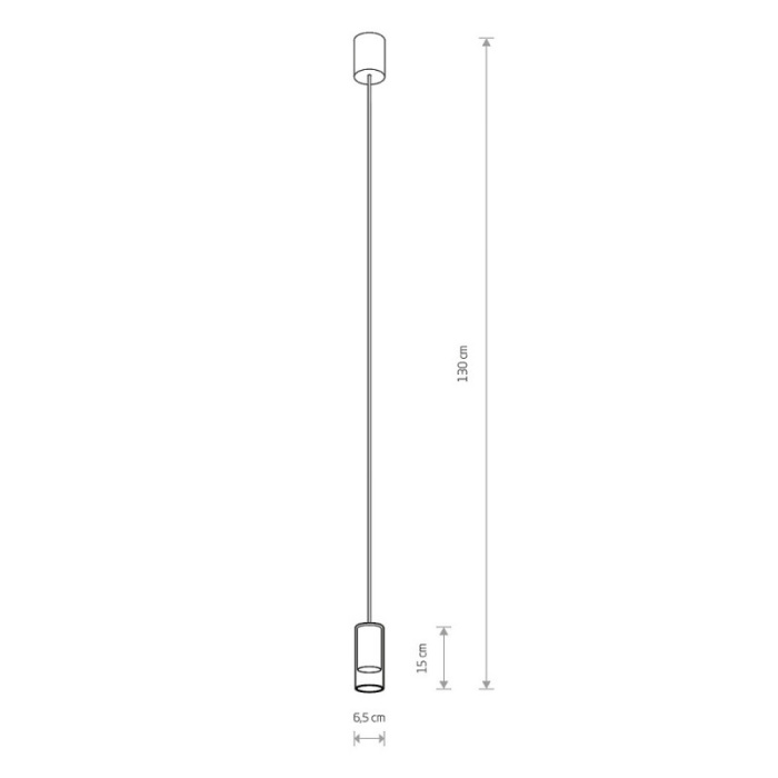 Подвесной светильник Nowodvorski Cylinder S Transparent/Black 7866