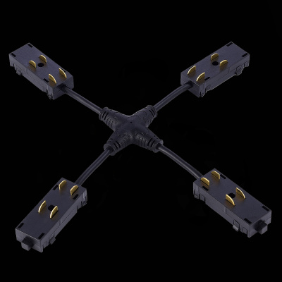 X- образный коннектор Skyline 220 ST-Luce Черный ST015.422.20