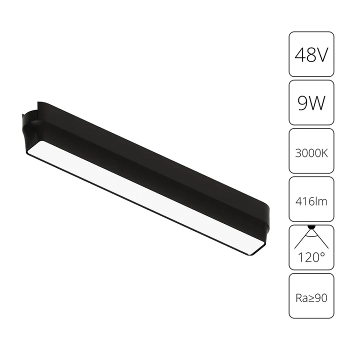 Магнитная трековая система Arte Lamp RAPID A1153PL-1BK