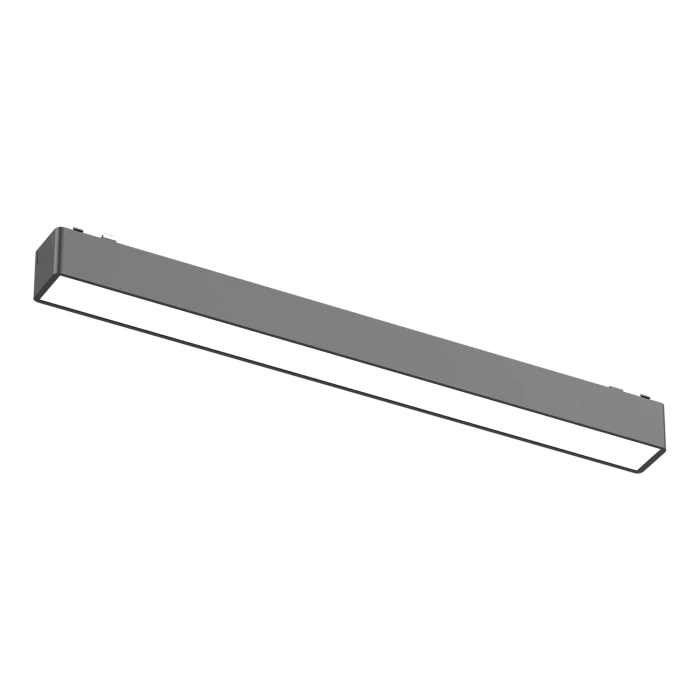 Магнитный трековый светильник Черный LED 1*10W 4000K 530Lm Ra>90 IP20 L315xW26xH25 48 ST674.446.15