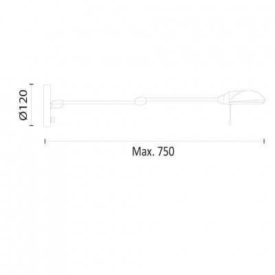 Настенный светильник LEDS C4 05-0380-BW-B8 