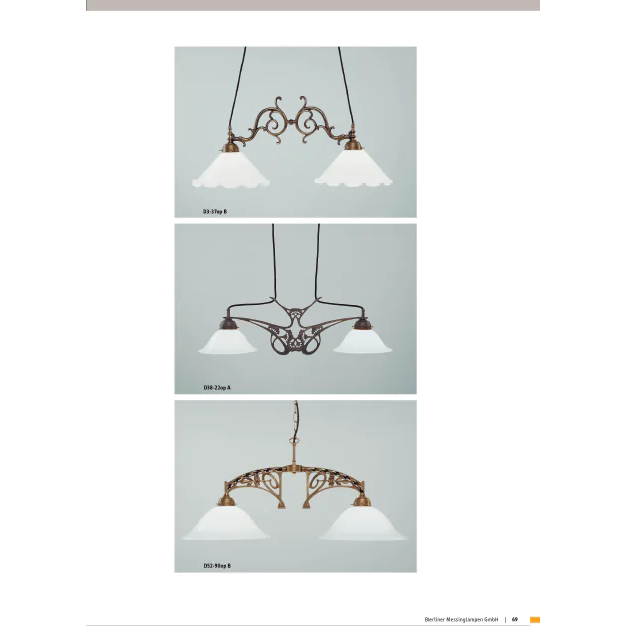 Подвесной светильник Berliner Messinglampen D38-22opA