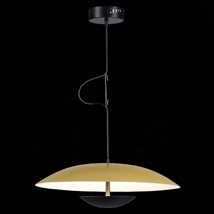 Светильник подвесной ST-Luce Золотистый,Черный/Золотистый LED 1*35W 3000K SL6502.203.01