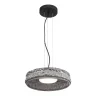 Светильник подвесной ST-Luce черный/дымчатый LED 1*15W 4000K SL6143.413.01