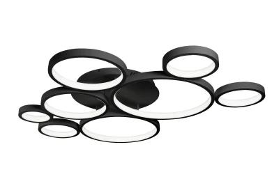 Потолочная люстра iLedex Ring Star 9004-8L-X BK