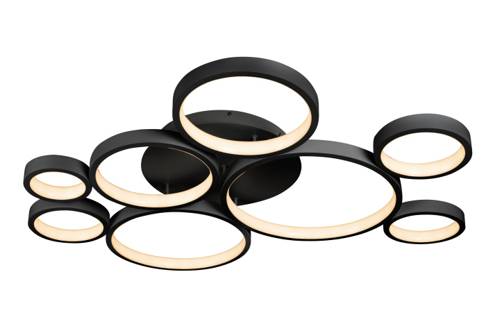 Потолочная люстра iLedex Ring Star 9004-8L-X BK