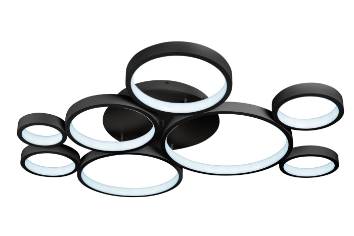 Потолочная люстра iLedex Ring Star 9004-8L-X BK