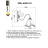 Светильник настенный Omnilux Petrara OML-54801-01