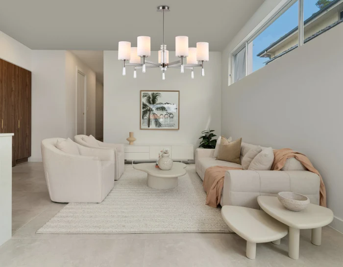 Люстра со стеклянными плафонами на штанге Ambrella light LH56253