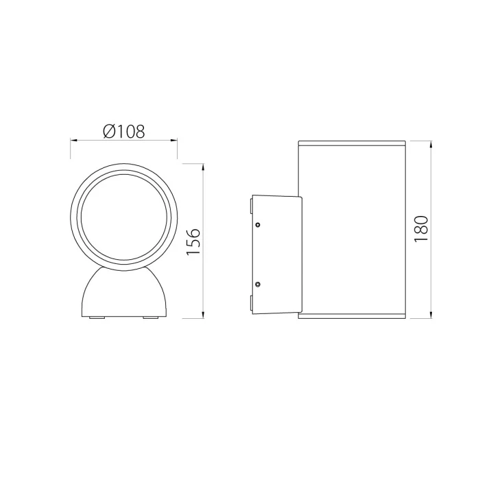 Настенный фонарь Natural Concepts Dwell NC-803073-DG