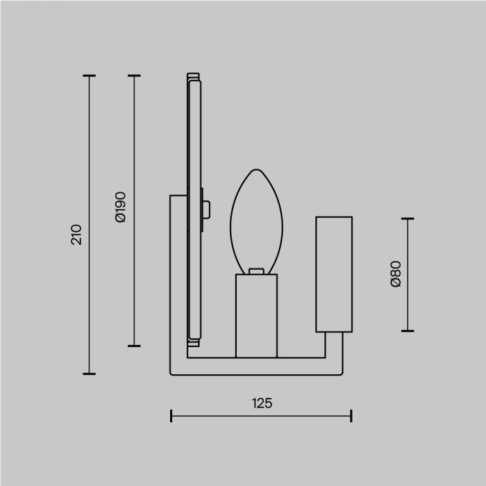 Бра Maytoni Marmo MOD099WL-01G2