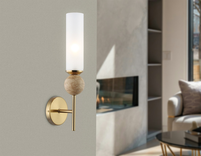 Настенный светильник с мрамором AMBRELLA light LH53254