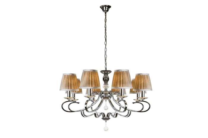 Подвесная люстра iLamp Holiday RM6116/8 Хром